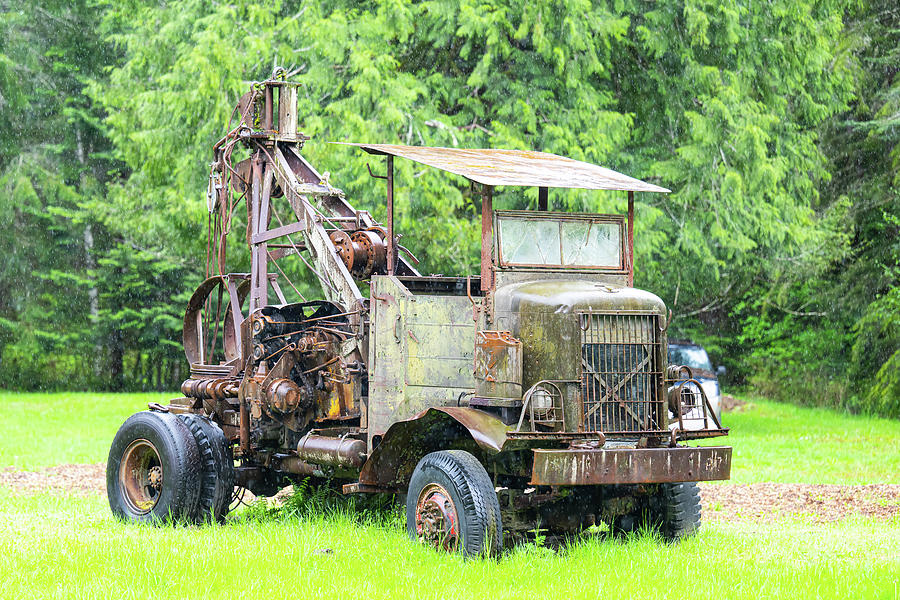 Old School Logging Truck Photograph by Paul Freidlund