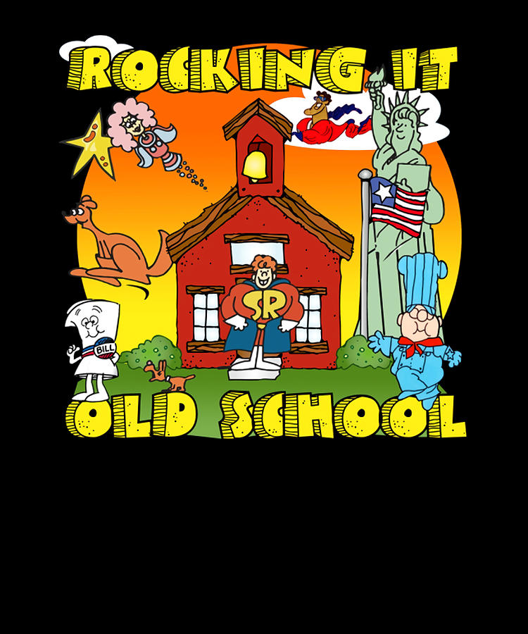 Old School Rock Schoolhouse Rock Poster Painting by Morgan Clarke ...