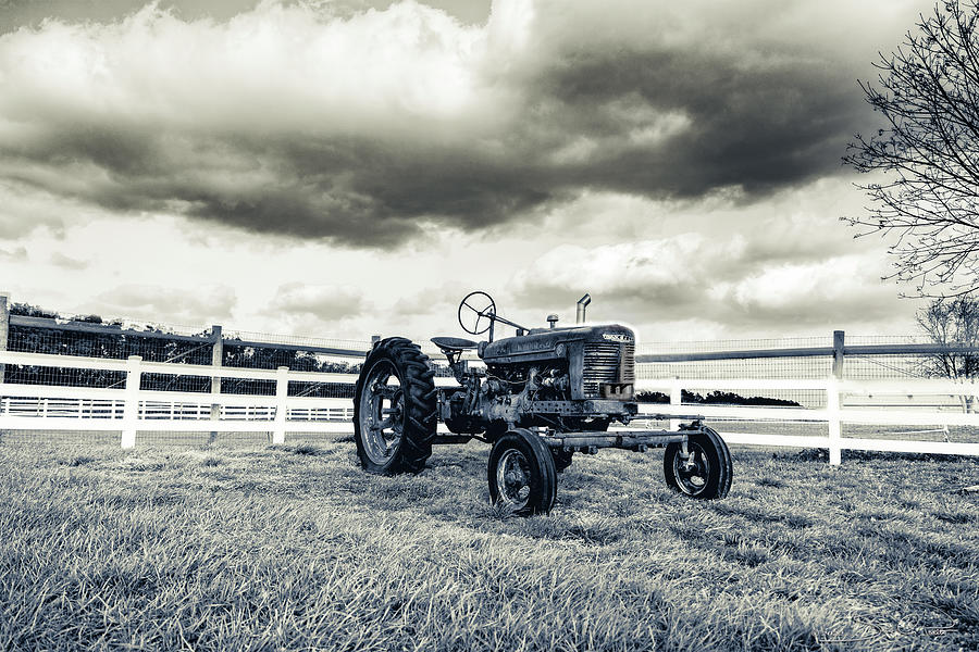 Old School Tractor Photograph by Shane Psaltis