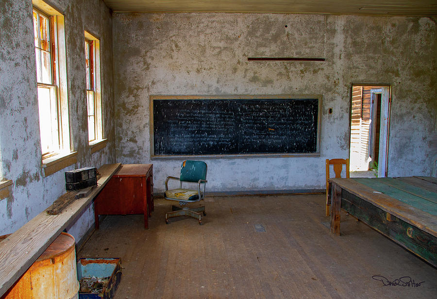 Old School Room in Ruby, AZ Photograph by David Salter - Fine Art America