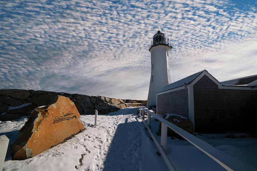 Old Scituate Lighthouse Photograph by Joann Vitali