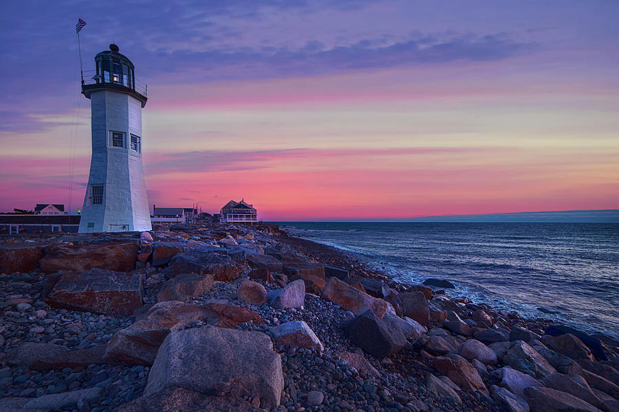 Old Scituate Lighthouse Sunrise Photograph