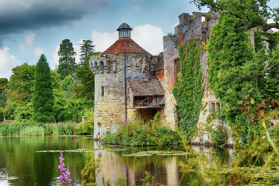 Tranquil moat  Photograph by John Gilham