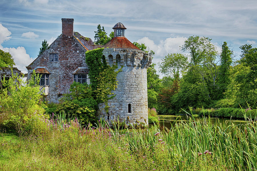 Garden Photograph - Castle in the reeds by John Gilham Garden Photograph - Castle in the reeds by John Gilham