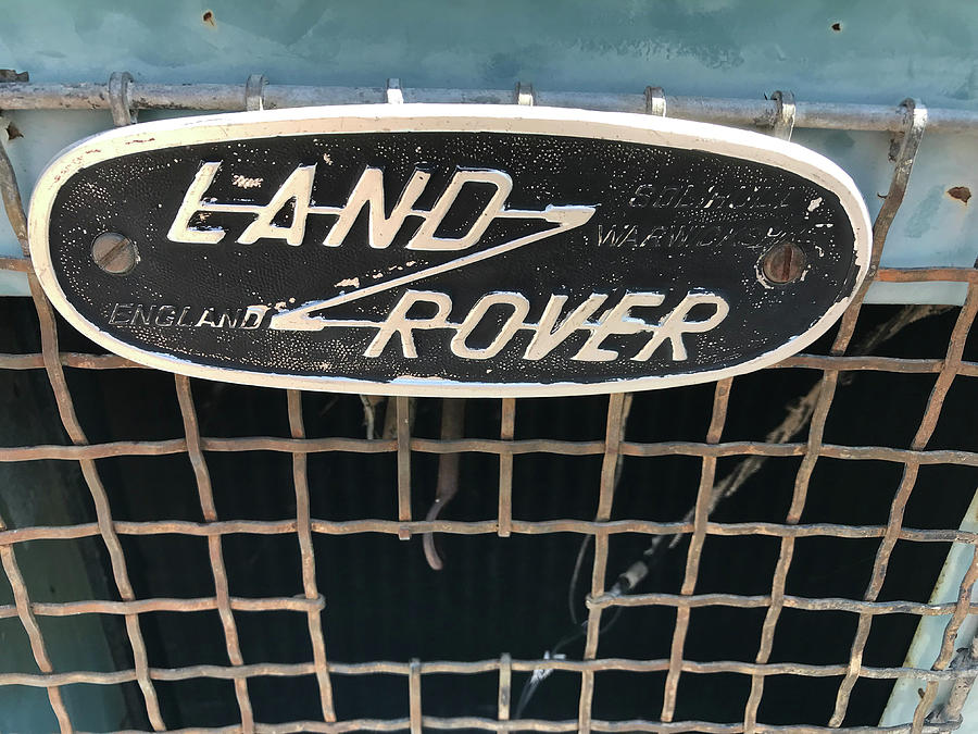 Old Series Land Rover grill Photograph by David Drew