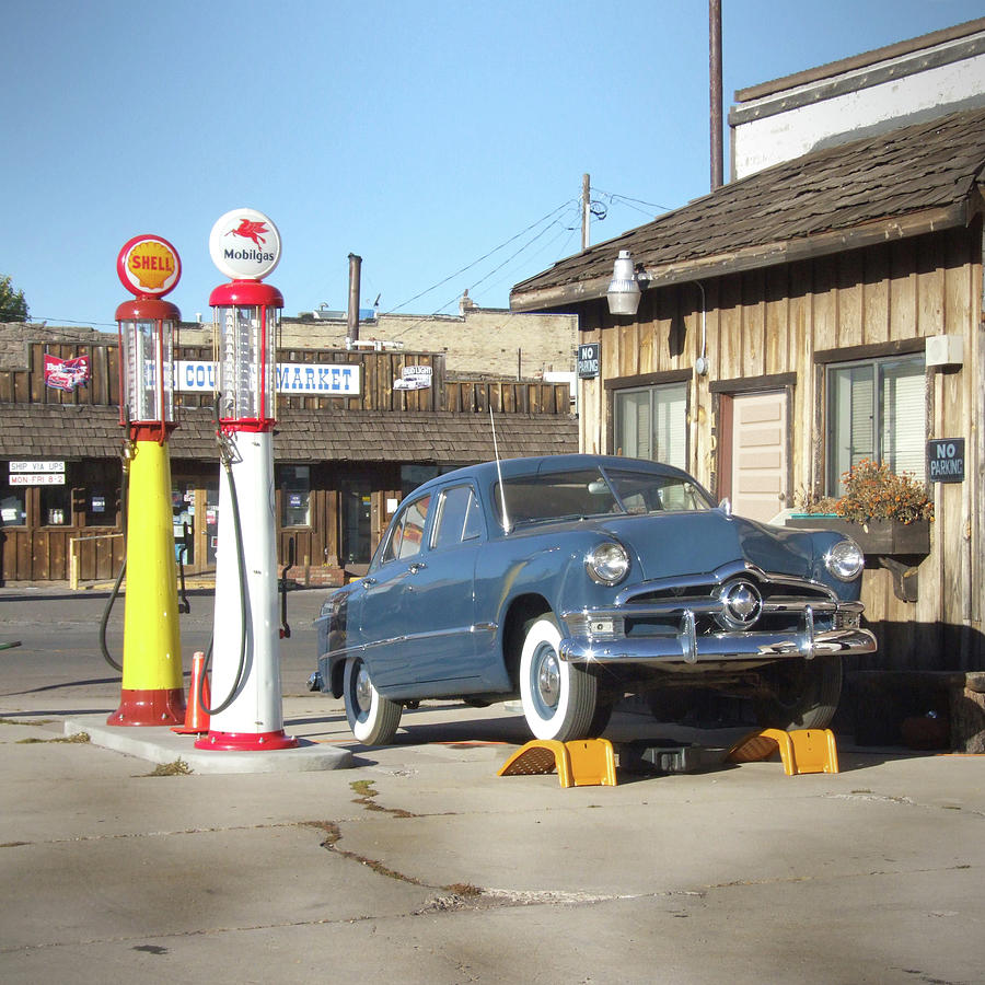 Old Service Station on Route 66 Photograph by Mike McGlothlen