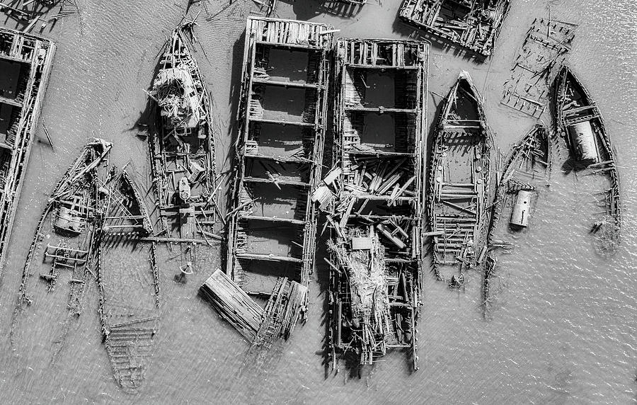 Old Ship Bones Photograph by Jerry Fornarotto