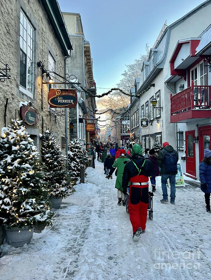 Old Quebec shopping Photograph by Louise Lavallee - Fine Art America