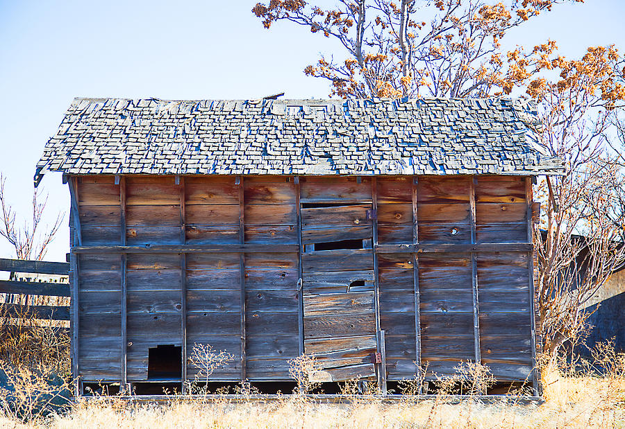 Old small barn Photograph by Dart Humeston