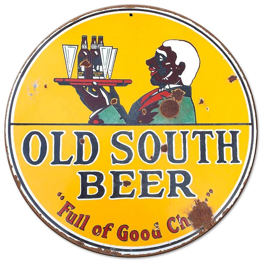 https://images.fineartamerica.com/images/artworkimages/mediumlarge/3/old-south-beer-full-of-good-cheer-black-americana-advertising-sign-version-2-cody-cookston.jpg