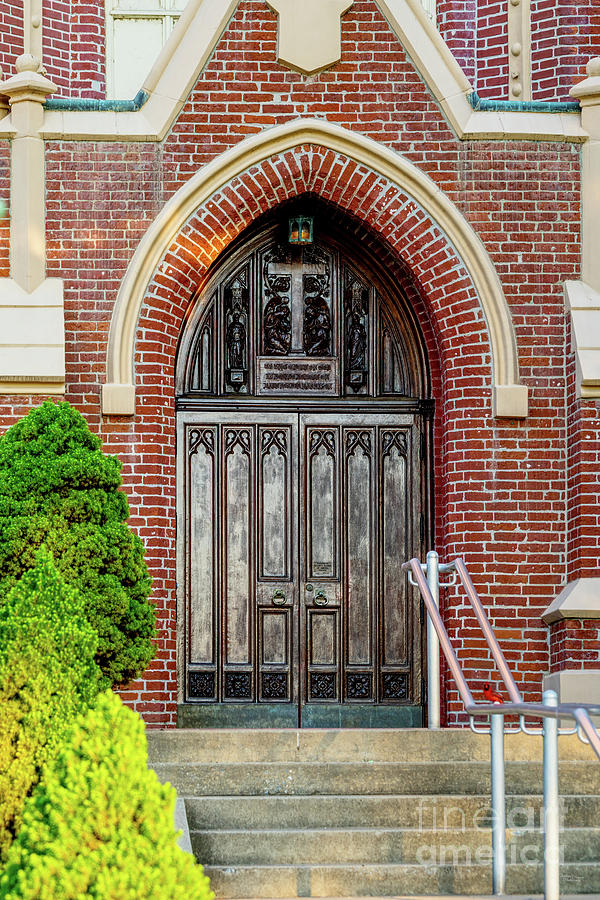 Old St Vincents Church Door Photograph by Jennifer White