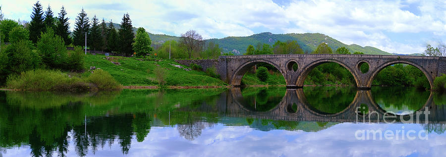 Old Stone Bridge Photograph by Lidija Ivanek - SiLa