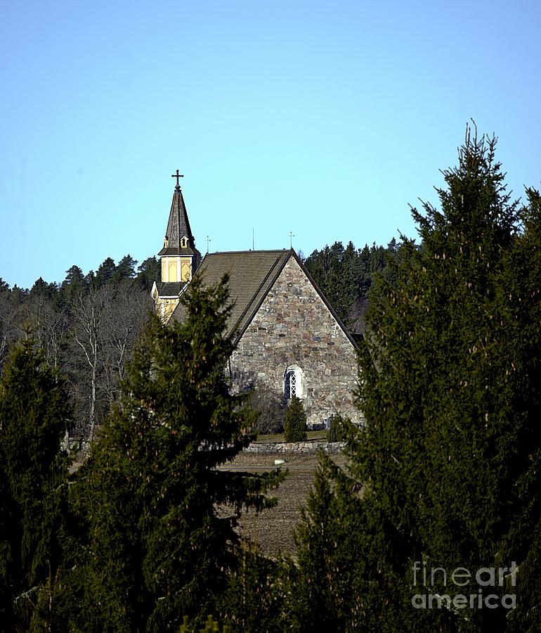 Old Stone Church 2 Photograph By Esko Lindell Fine Art America   Old Stone Church 2 Esko Lindell 