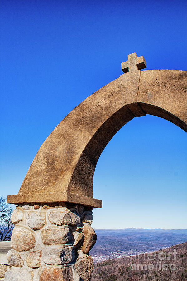 Old Stone Church Archway Cragsmoor NY Photograph by Renata Natale ...