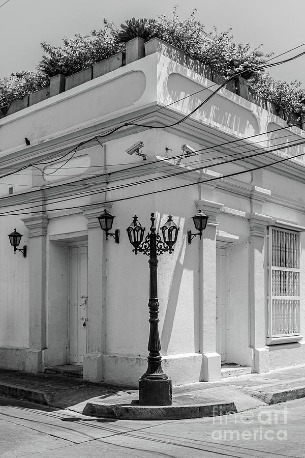 Old Street Lights In Santa Marta Photograph by Raphael Bittencourt