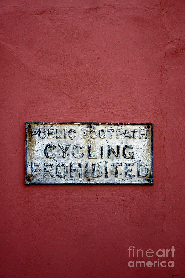 Old street sign Photograph by Tom Gowanlock