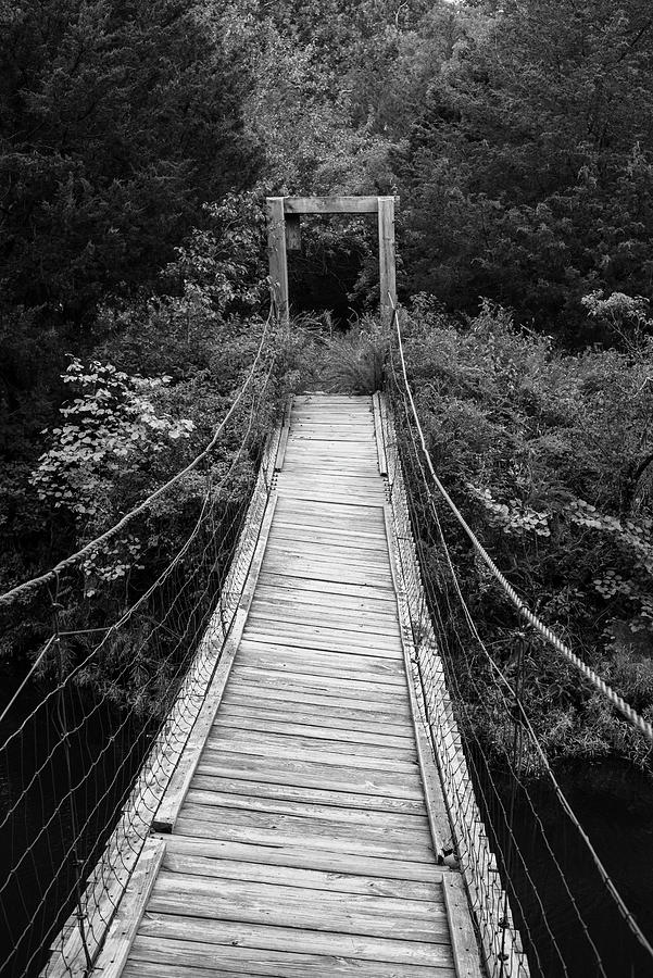 Old Suspension Bridge Photograph by Robert Potts