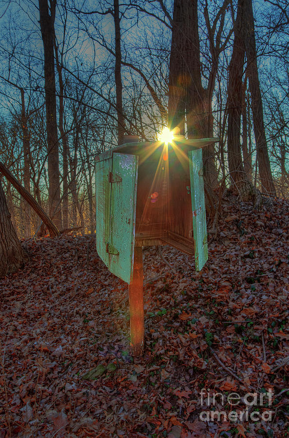 Hdr Photograph - Old Telephone Box on the Quetil Trail by Larry Braun Hdr Photograph - Old Telephone Box on the Quetil Trail by Larry Braun