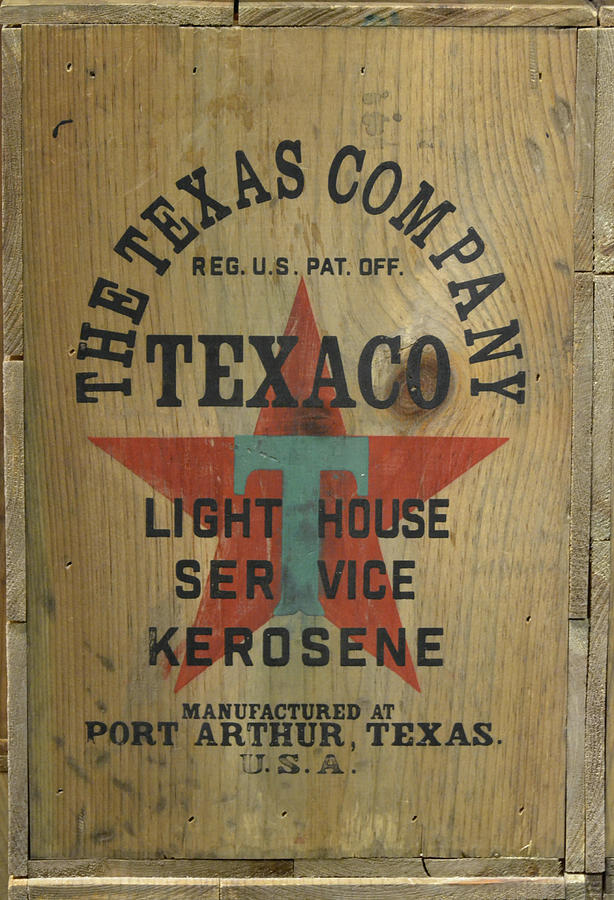 Old Texaco Sign Photograph by Nadalyn Larsen