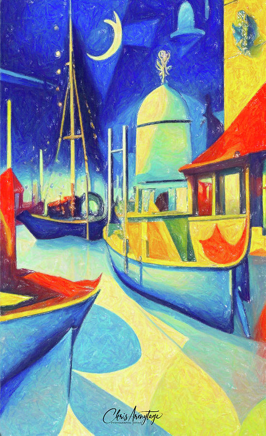 Old Time Dream Boats Pastel