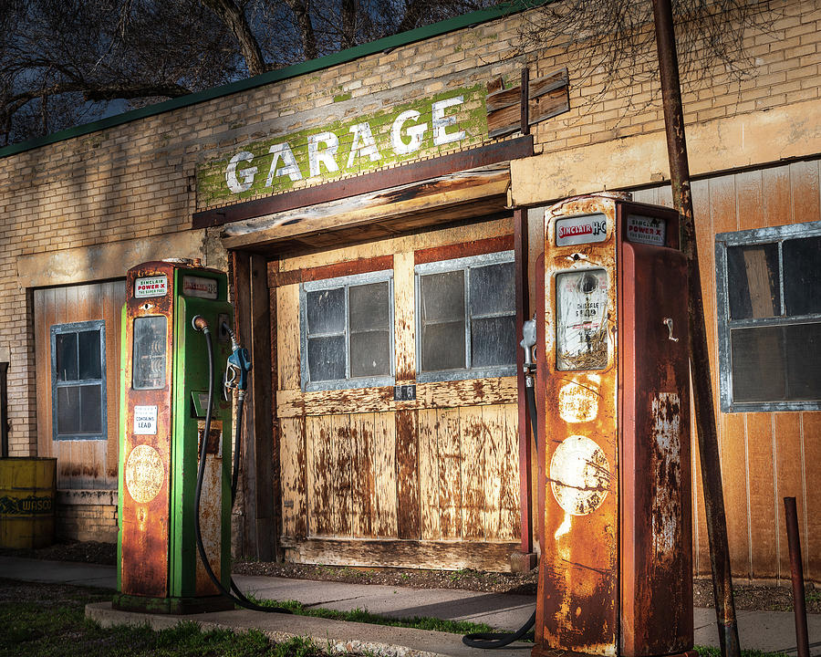Old time gas station in Utah Photograph by John Wilbur Old time gas station in Utah Photograph by John Wilbur