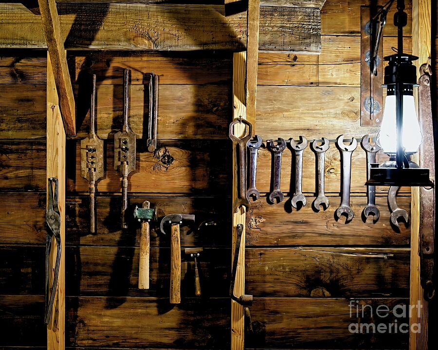 Old Tools Photograph by Jon Burch Photography