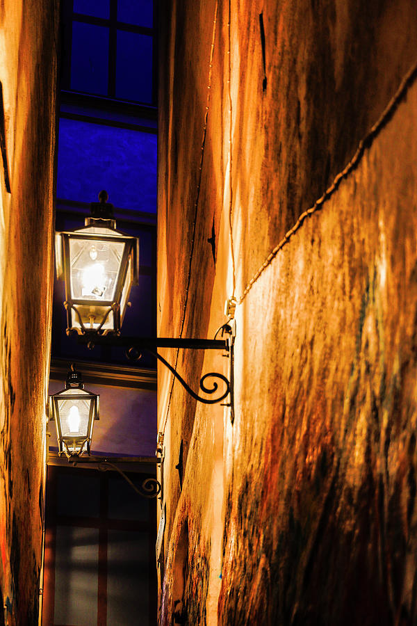 Old town alley Stockholm Photograph by Alexander Farnsworth