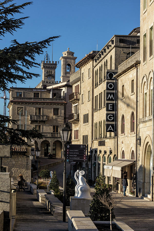 Old Town - City Of San Marino, San Marino Digital Art by Viana Photography