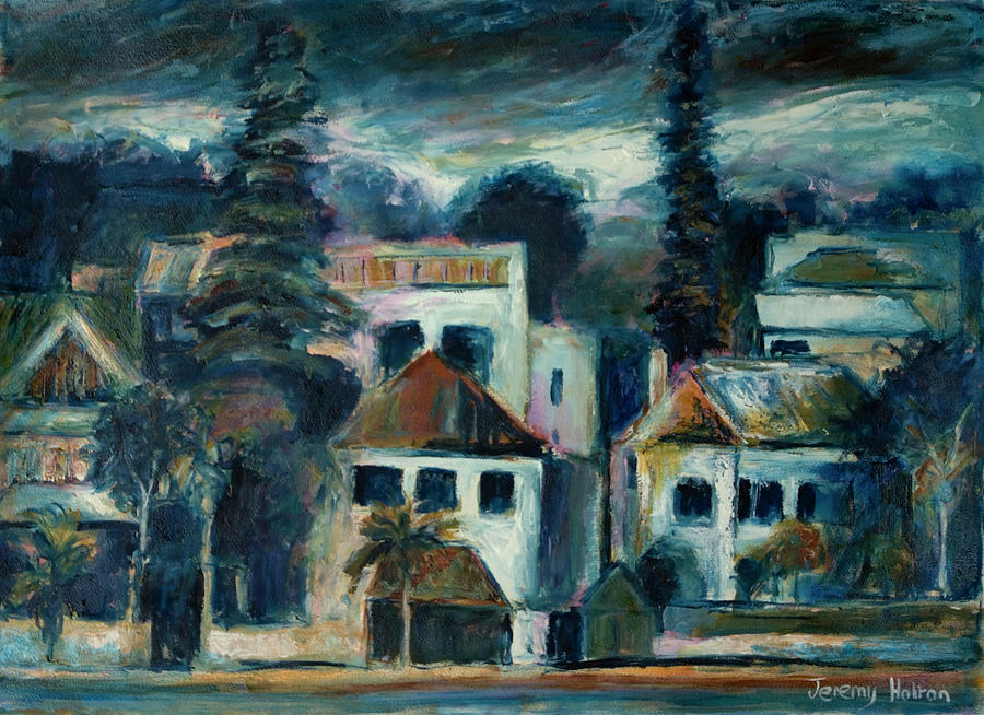 Old town Fremantle Painting by Jeremy Holton