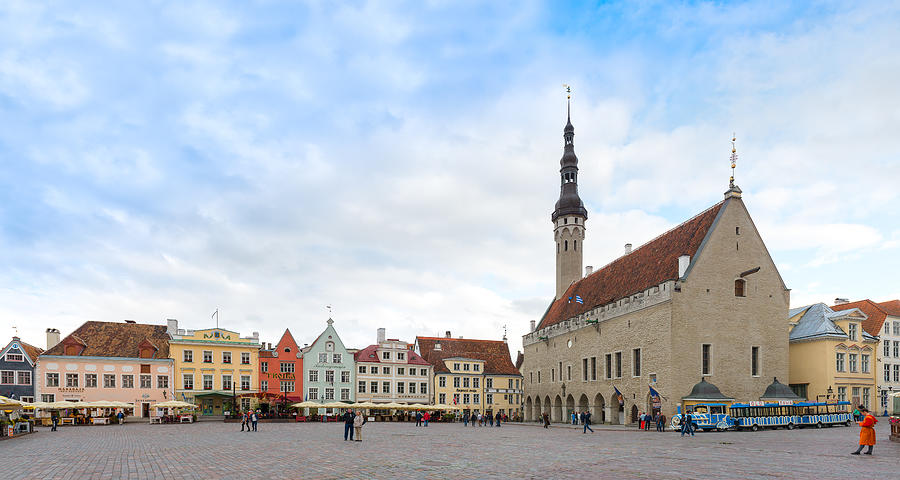 Old town hall of Tallinn, Estonia Photograph by Syolacan
