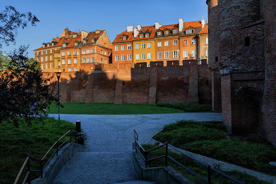 Old Town in Warsaw at Sunset Photograph by Artur Bogacki