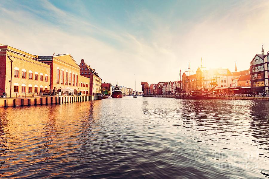 Old town of Gdansk Danzig in Poland Photograph by Michal Bednarek