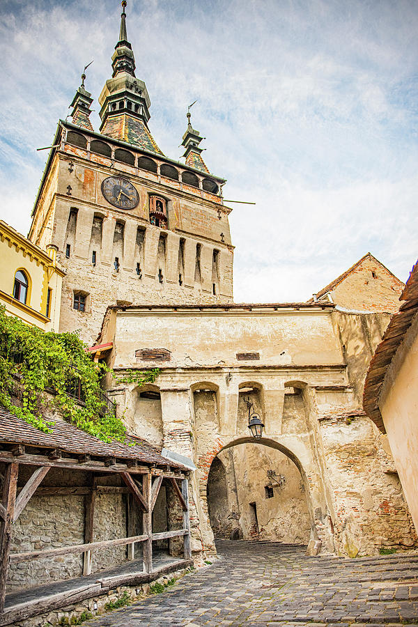 Sighisoara Photograph - Old Town Sighisoara by Marla Brown