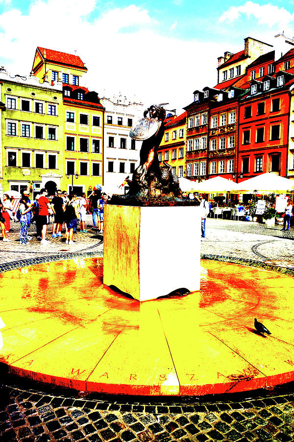 Old Town Square In Warsaw, Poland Photograph by John Siest