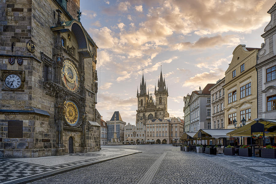 Old Town Square, Prague, Bohemia, Czech Republic Photograph by Harald Nachtmann