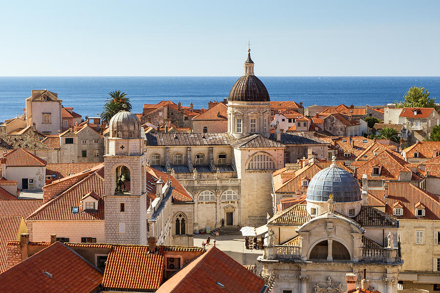 Old Towns skyline in Dubrovnik Photograph by Tuomas A. Lehtinen