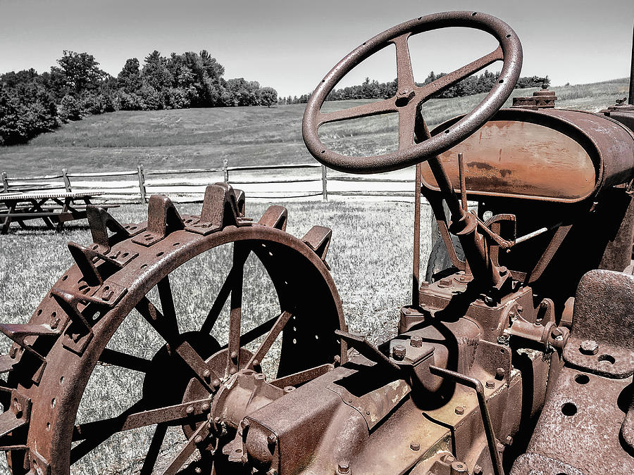 Old Tractor Photograph by Steven Nelson