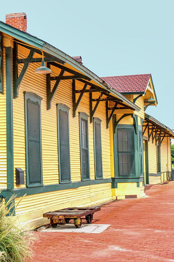 Old Train Depot photograph Photograph by Ann Powell