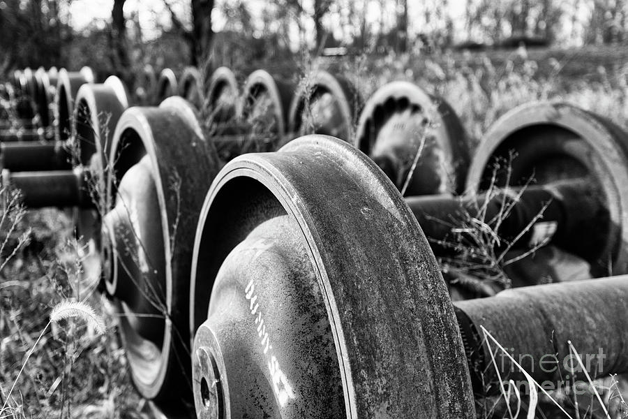 Old Train Wheels Photograph by George Oze
