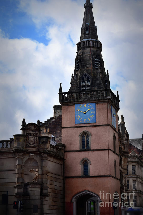 Old Tron Kirk Steeple and Tower - Glasgow Photograph by Yvonne Johnstone