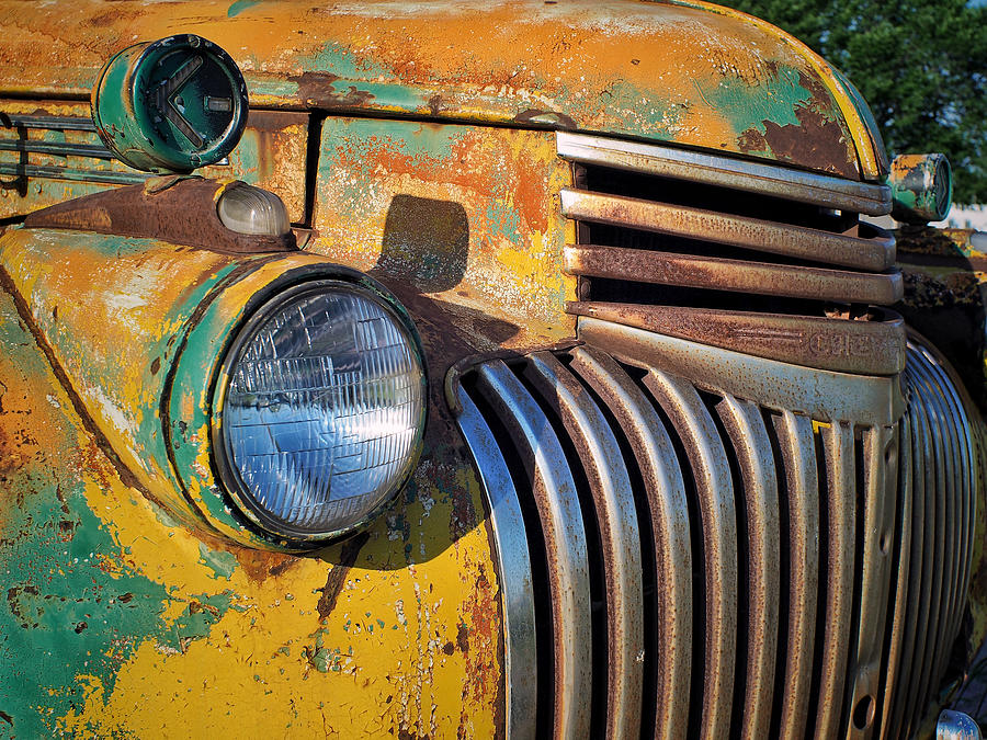 Old Truck Front End Photograph By Buck Buchanan - Fine Art America