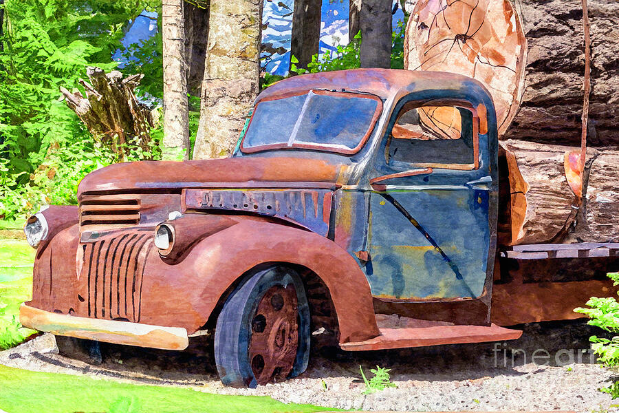 Old Truck Digital Art by Macro Abundance Art Old Truck Digital Art by Macro Abundance Art