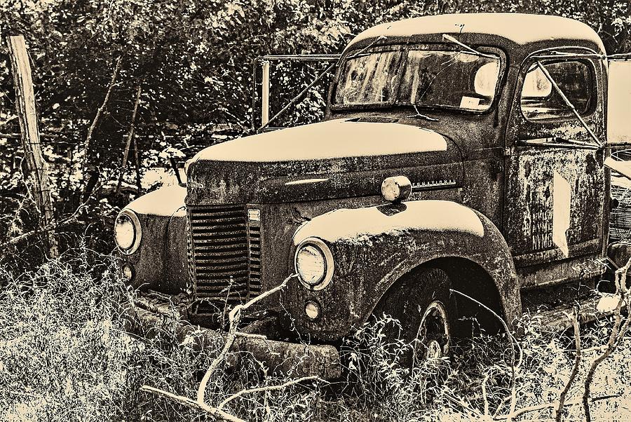 Old Truck Photograph by John Linnemeyer