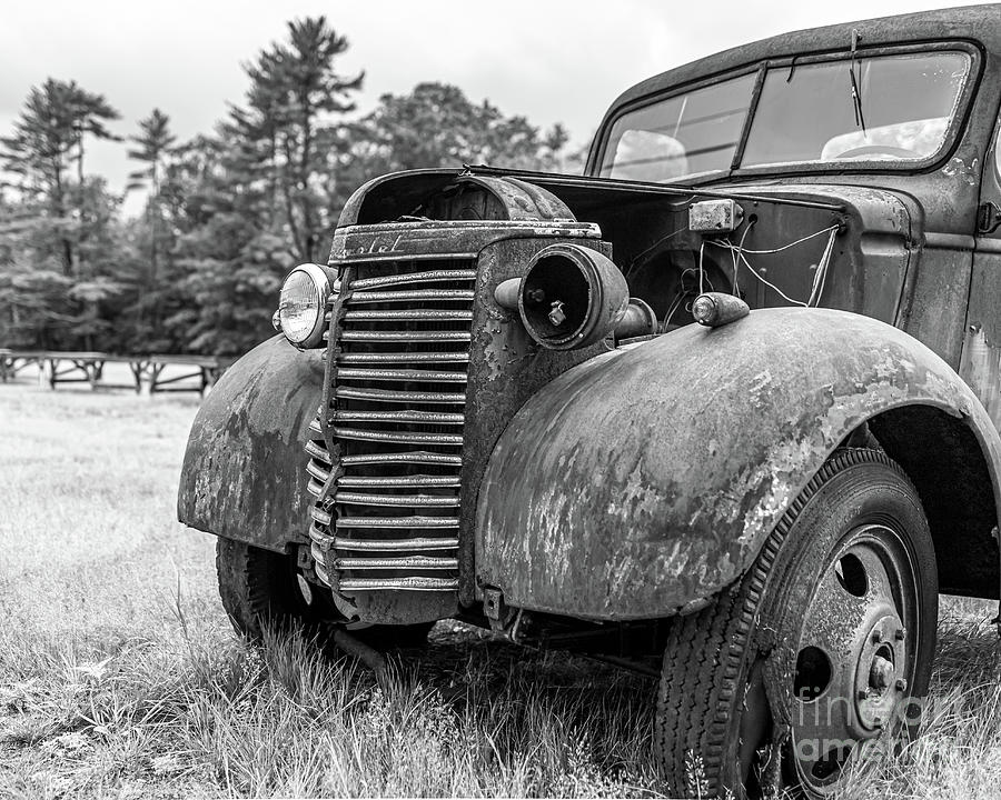 Old Truck Maine Photograph by Edward Fielding