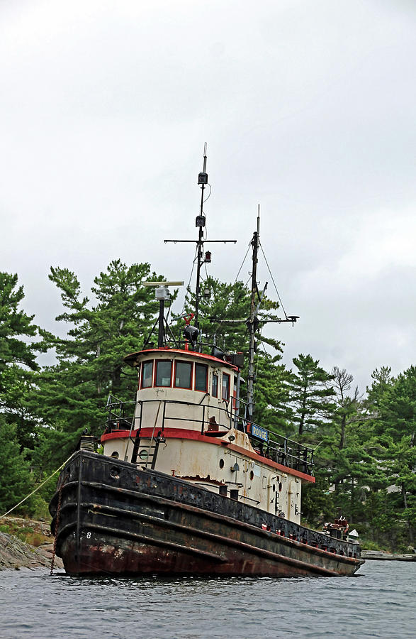 Old Tug Photograph by Debbie Oppermann