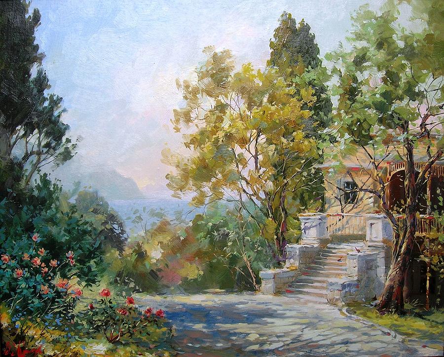 Old Villa Painting