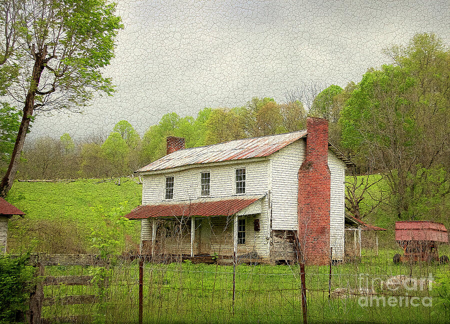 The Old Virginia Farmhouse Photograph by Shelia Hunt