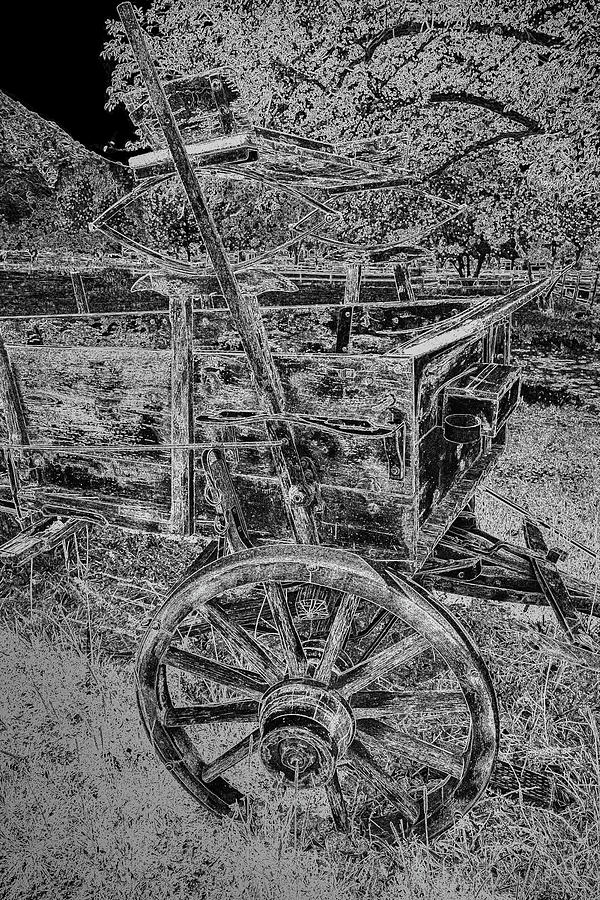 Old Wagon in Capitol Reef NP Photograph by Gordon Elwell