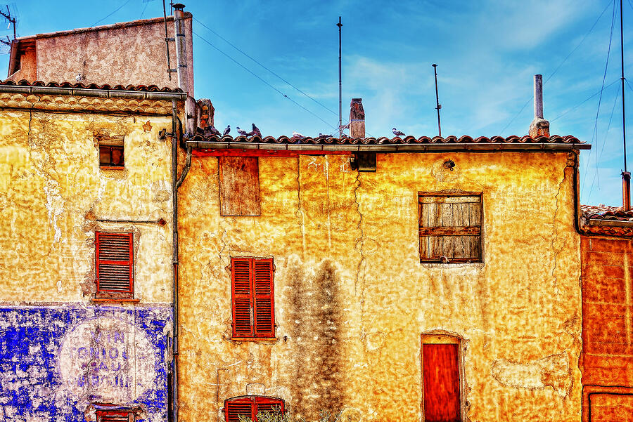 Old Walls in Provence, France Photograph by Tatiana Travelways