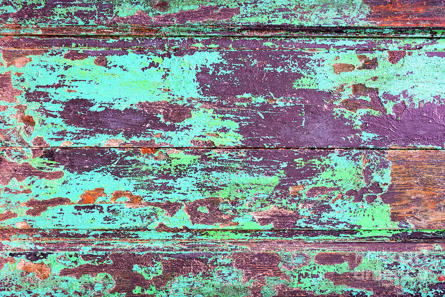 Old weathered planks Photograph by Delphimages Photo Creations